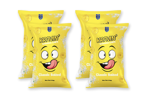 Classic Salted (Pack of 4 - 100gm Each)